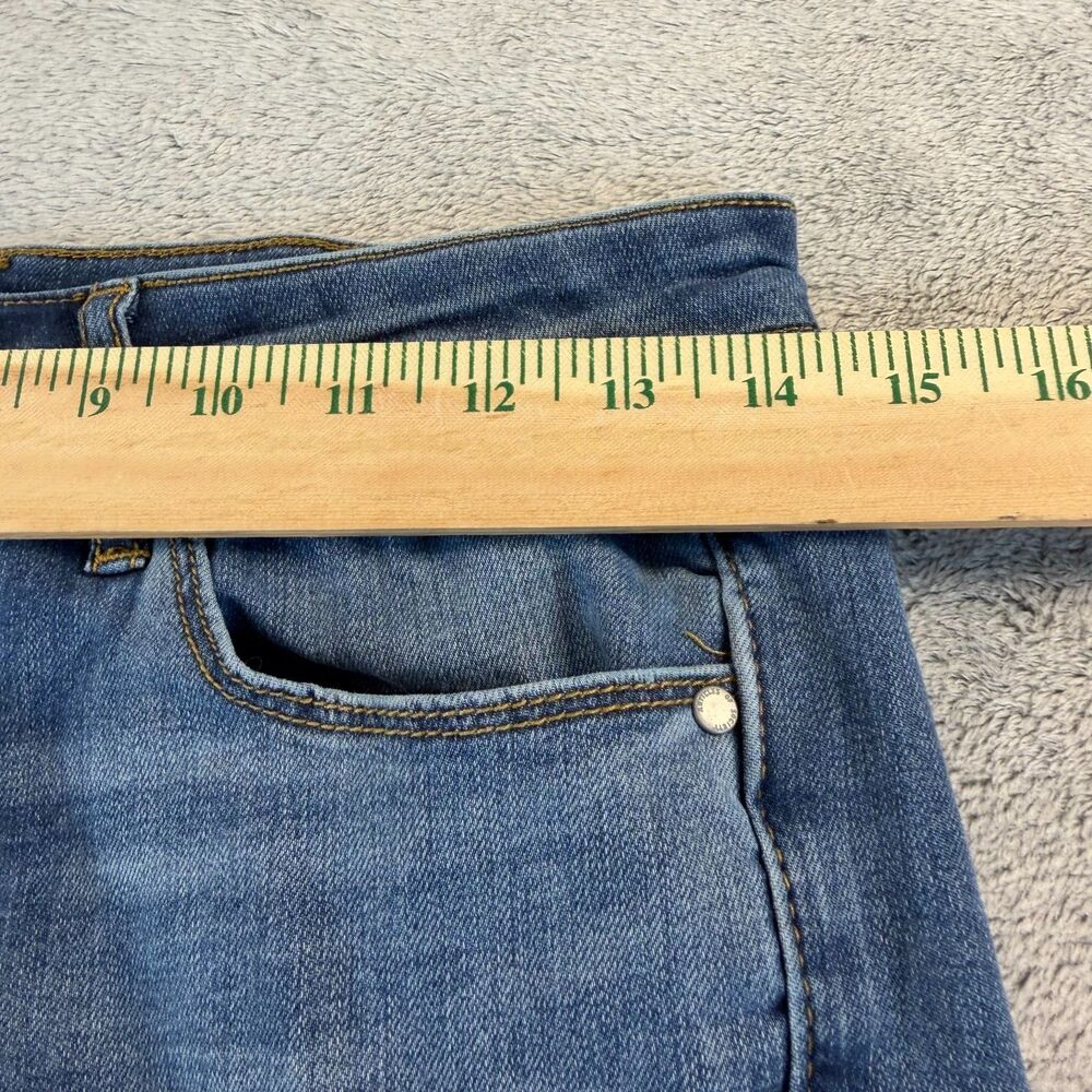 Articles of Society Skinny Jeans Women Distressed Raw Hem Blue Size 28 - Picture 8 of 11